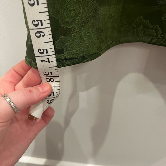 Inspired Hearts Green Y2K Classic Fairy Floral Style Maxi Slip Dress Medium FLAW - Picture 9 of 16